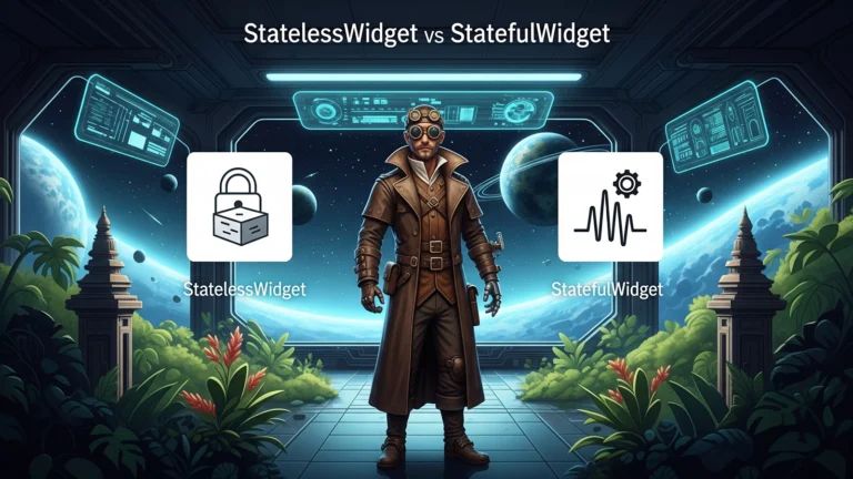 StatelessWidget vs StatefulWidget