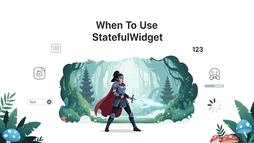 StatelessWidget vs StatefulWidget