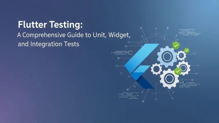 Flutter Testing: Unit, Widget, and Integration Tests
