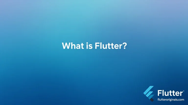 what is flutter?