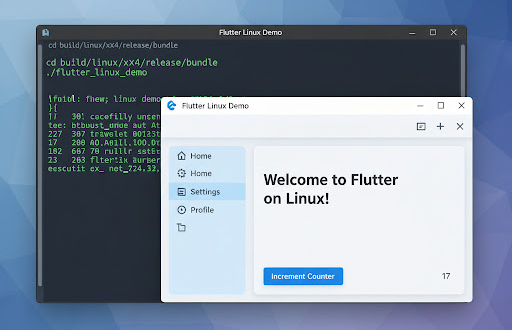 Flutter Build Linux App