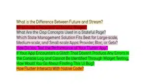 Flutter Interview Questions